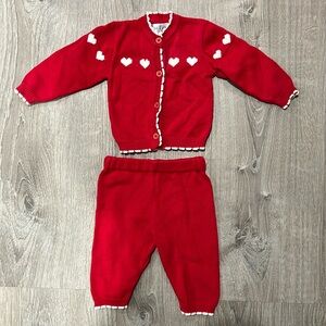 Rachel Riley knit heart set